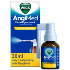 WICK AngiMed Zitronengeschm.2mg/ml+0,5mg/ml Spr. 30 ml