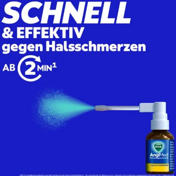 WICK AngiMed Zitronengeschm.2mg/ml+0,5mg/ml Spr. 30 ml