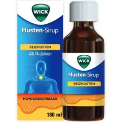 WICK Husten-Sirup gegen Reizhusten mit Honig 180 ml