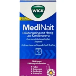 WICK MediNait Erkält.Sirup m.Honig-u.Kamillenaroma 120 ml