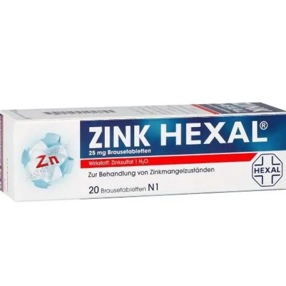 ZINK HEXAL Brausetabletten 20 St