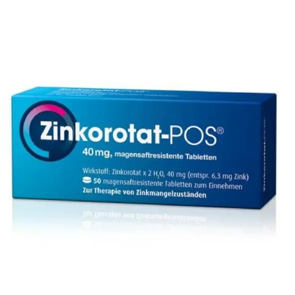ZINKOROTAT POS magensaftresistente Tabletten 50 St