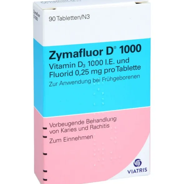 ZYMAFLUOR D 1.000 Tabletten 90 St